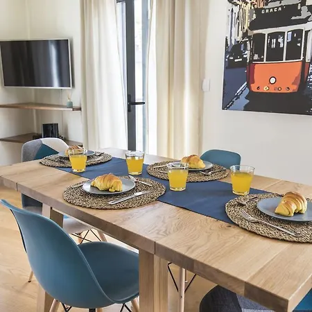 Graca Heartwarming Flat Apartment Lisbon